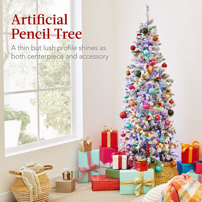 Flocked pencil trees hotsell
